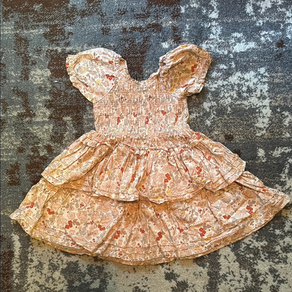 Toddler Floral Ruffle Dress